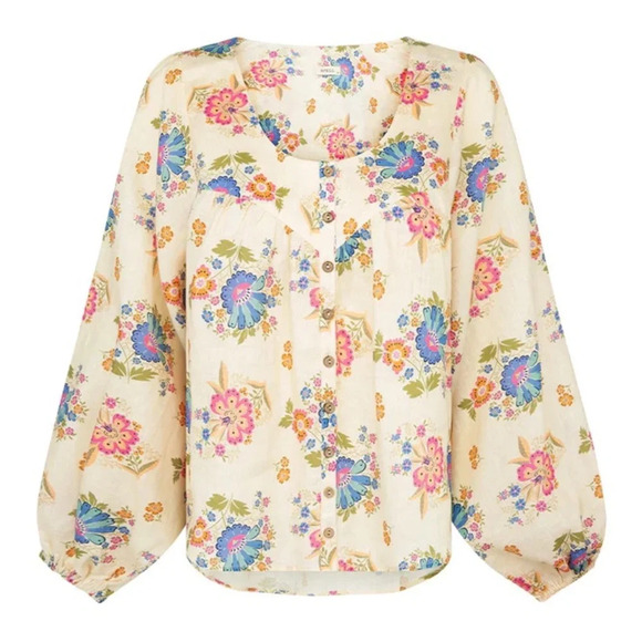 Spell Solstice Linen Set Blouse and Pants - Picture 7 of 16